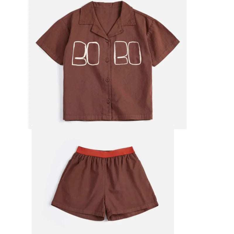 Children's Shirts & Shorts 2026 Summer New Arrivals Cartoon Fashion Boys' Short-Sleeve Cotton Printed Sweet Girls' T-Shirt Tops
