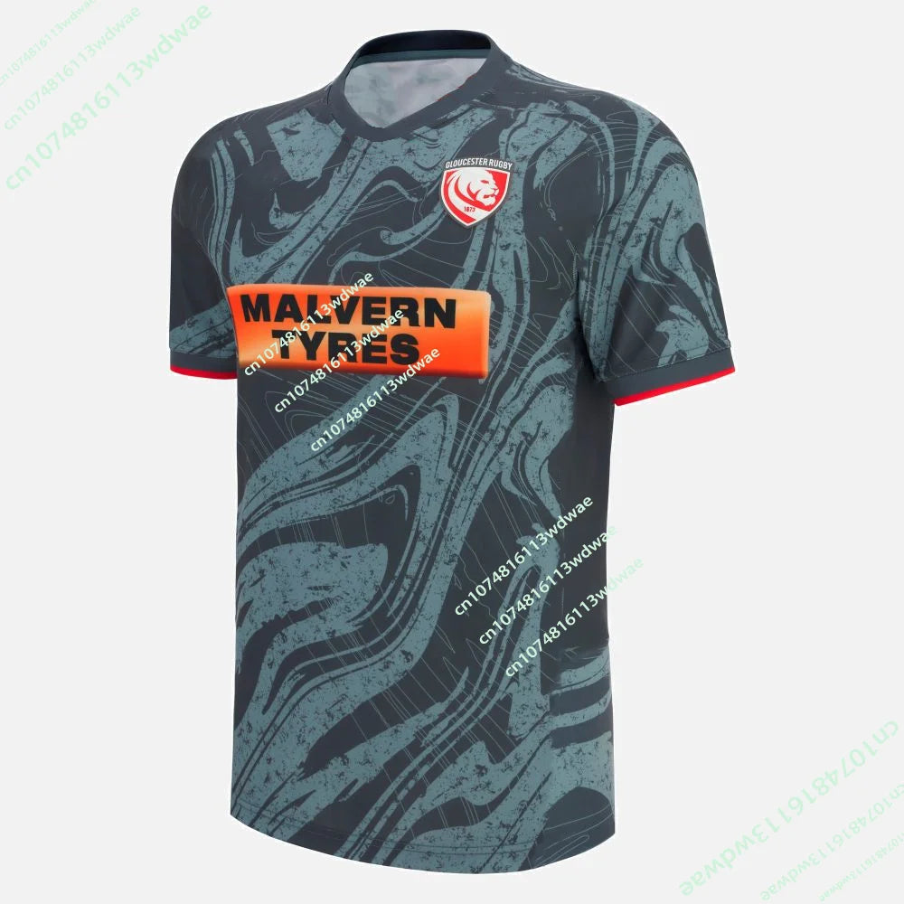2026 New Arrivals England Gloucester  Rugby Sports Jersey Men's UK Rugby Home Quick drying Training Kids Training Fans T-shirts