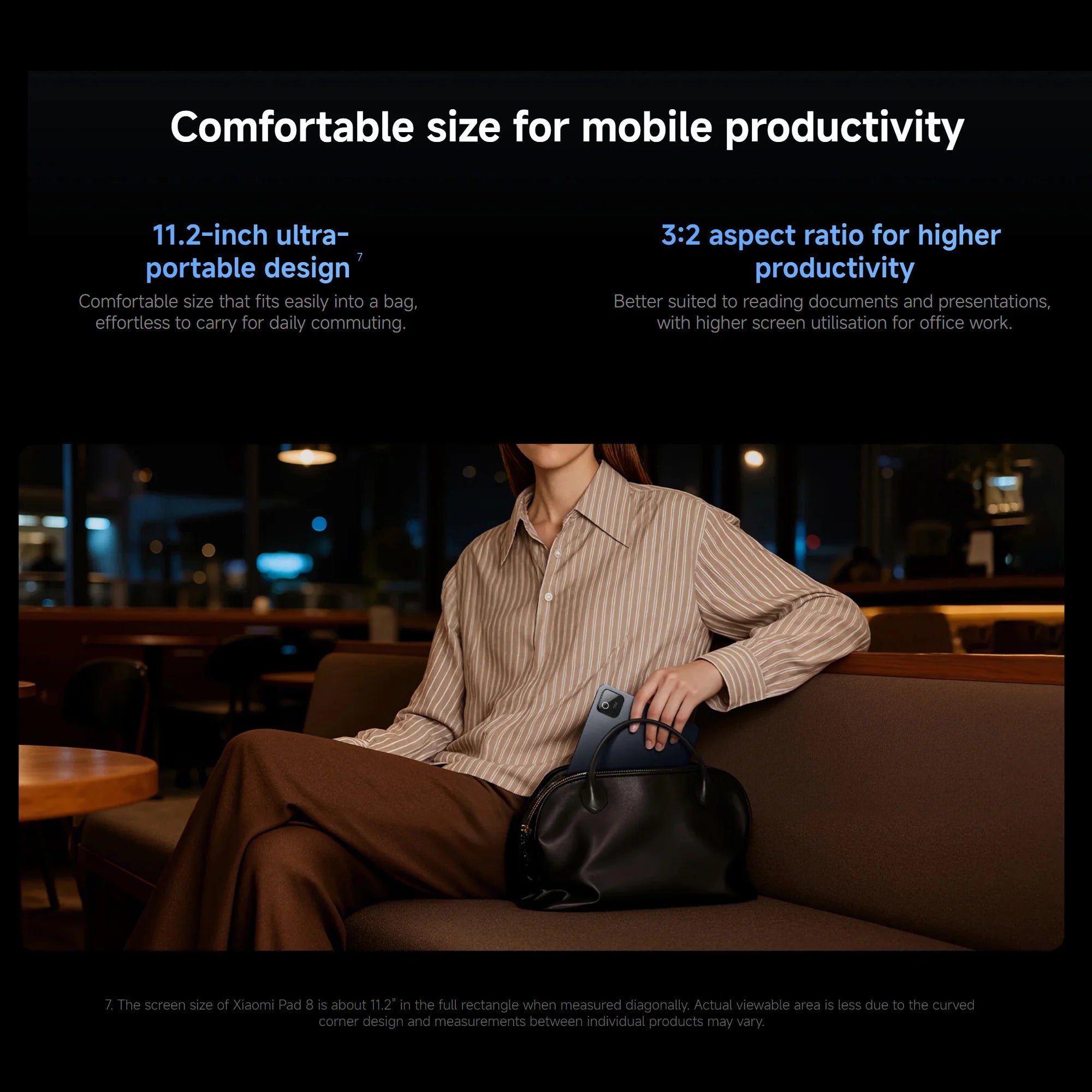 Xiaomi Pad 8 8+128GB WIFI 7 Global Version Snapdragon® 8s Gen 4 Mobile Platform 11.2" 3.2K 144Hz Display 9200mAh 45W Face Unlock