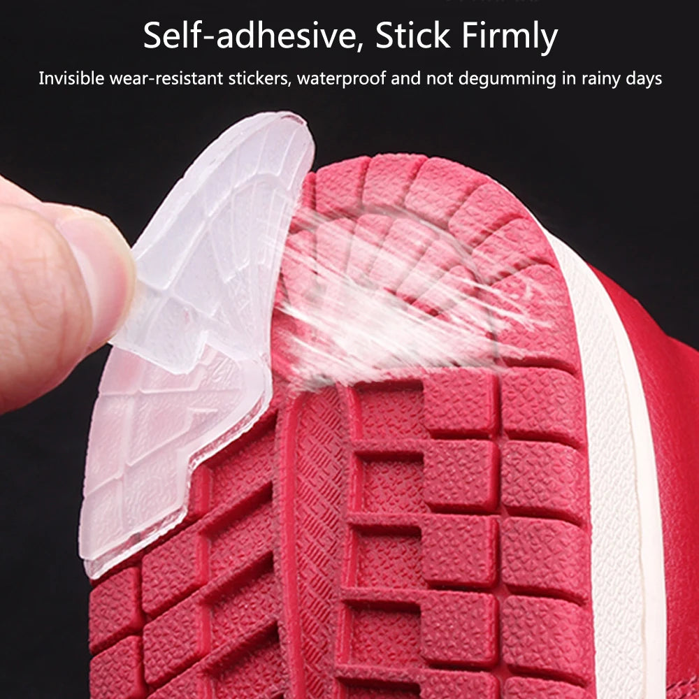 Wear-resistant Sole Protector for Sneakers Heel Outsole Rubber Sole Replacement Adhesive Insoles for Shoes Sole Repair Sticker