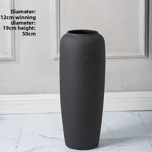 50cm Nordic Modern Ceramic VaseFloor To Ceiling Large VaseSimplicity Flower ArrangementLiving Room TV Cabinet New Arrivals