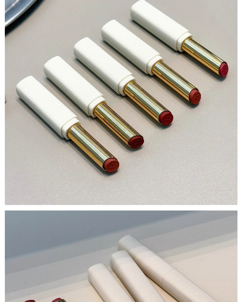 Low Saturation Matte Lipstick Cream Velvet Not Easy To Fade Lipstick Nude Matte Red Lip Gloss Waterproof Lasting Lip Tint Makeup