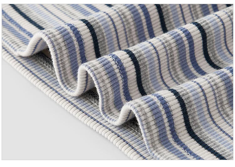 Semir Polo Shirt Women Cropped Slim Fit Tie Detail 2025 New Summer Cool Feeling Striped Top Retro for Trendy and Casual Looks