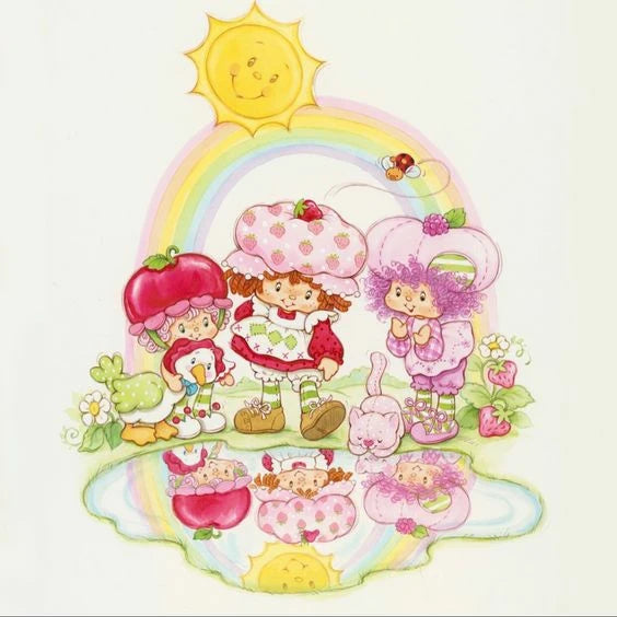 Strawberry Shortcake Cute Girl Diamond Painting Printed Embroidery Puzzle Cross Element Mosaic 5D DIY Art Kit House New Arrivals