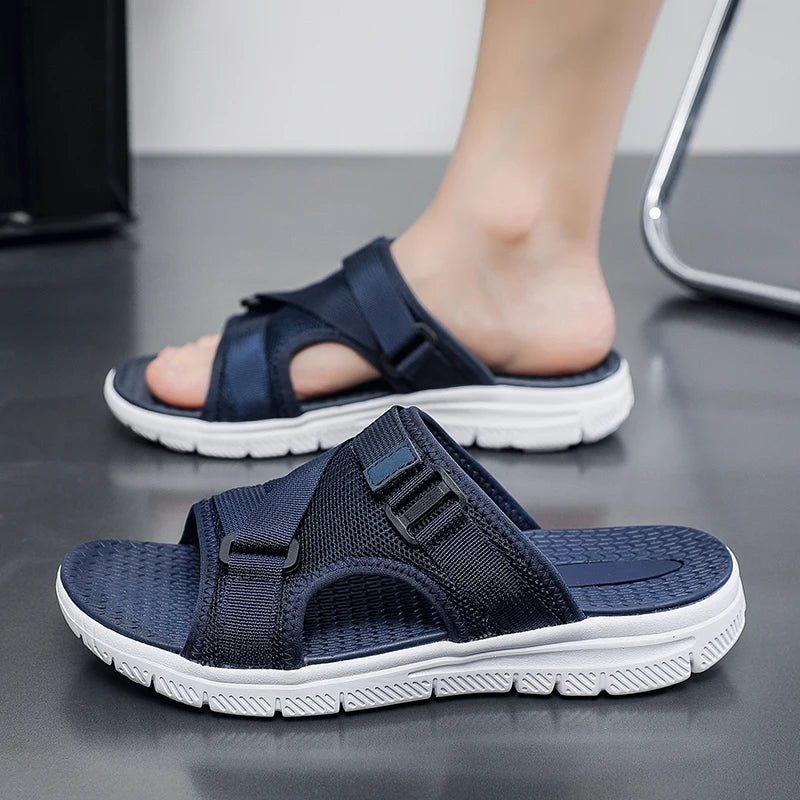 High Quality Summer Men's Slippers Outdoor Indoor Sandals Concise Comfortable Slide Men Casuals Shoes Non-slip Home Men Slippers