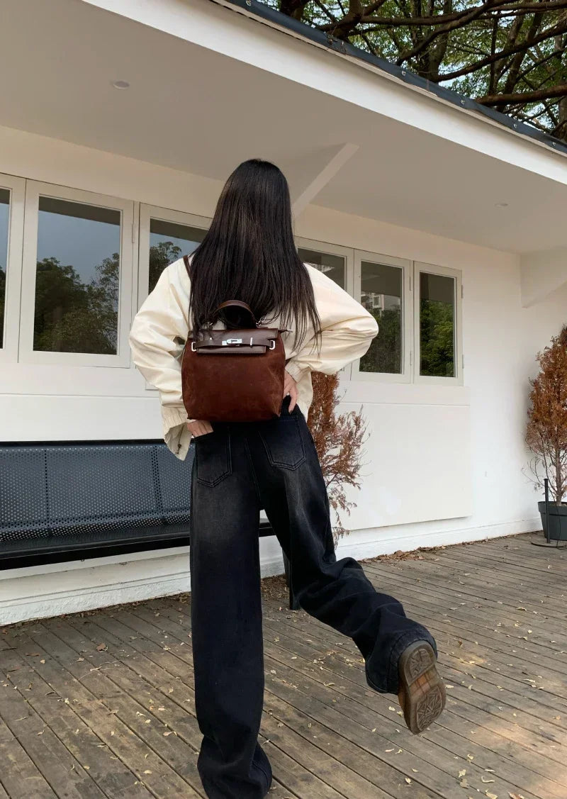 ZOENOVA Early 2024 Baggy Retro Jean Woman Nostalgic Loose Wide Leg Jeans White Pants Women Fashion Korean Pantalones De Mujer