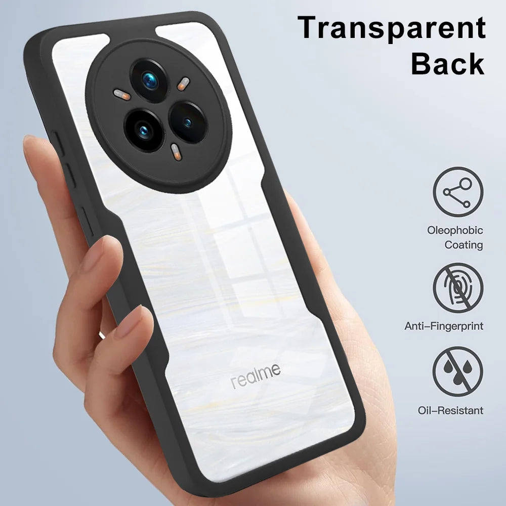 360 Double Sided Full Protection Phone Case For Realme 14 Pro Plus 14 Pro Slim Clear Cover with Screen Protector Phone Shell