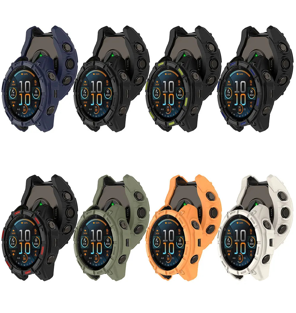 Silicone Protective Cover for Garmin Fenix 8 51mm Solar Soft Silicone Case for Garmin Fenix8 47mm Solar Smart Watch Accessories