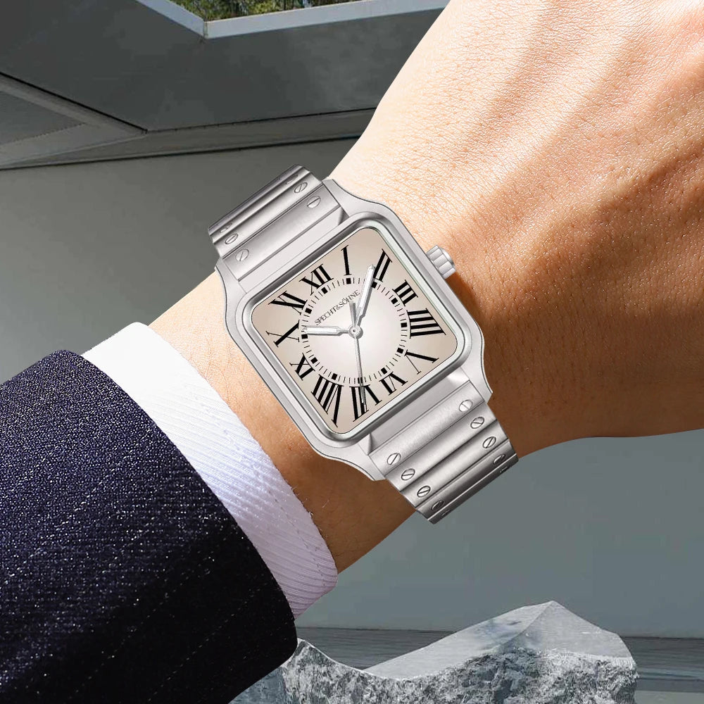 New Arrivals Specht & Söhne Mens Watches Stainless Steel Sapphire Crystal Classic VH31 Quartz Watch Relogio Masculino Waterproof