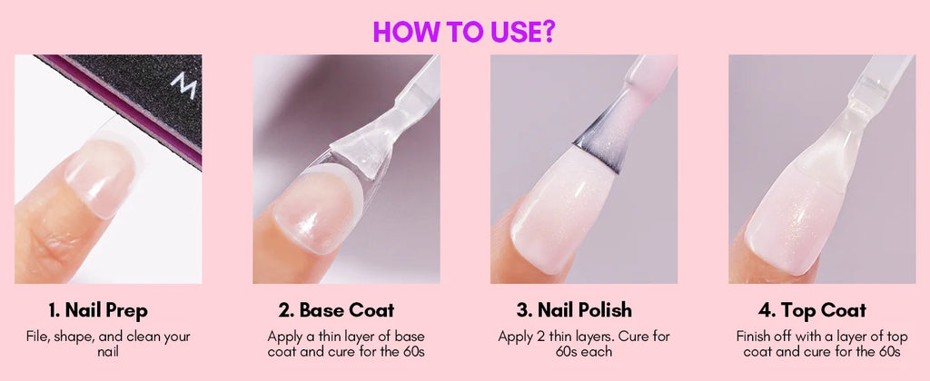 Makartt Gel Nail Polish, Natural Nude Jelly Pink Milky White Red Glitter Gel Polish 6PCS Summer 8ML Soak Off UV LED Gel Polish