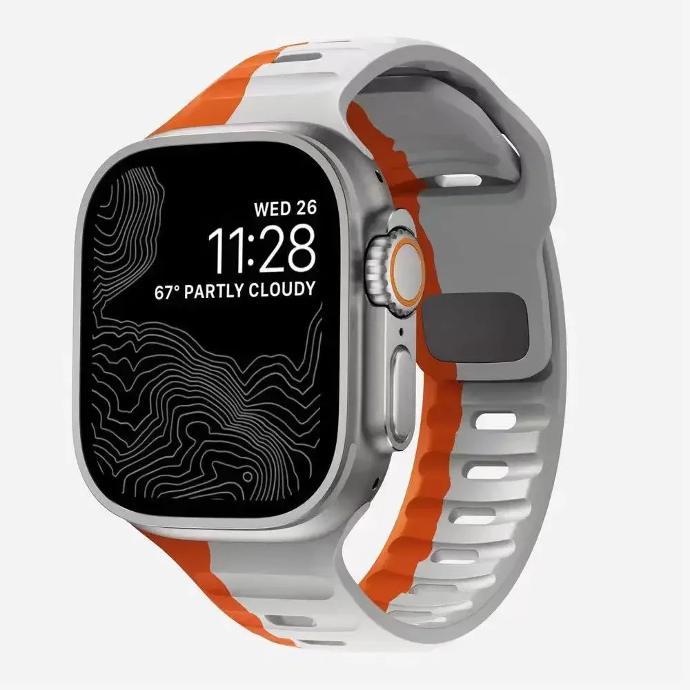 soft Silicone Strap for Apple Watch Ultra/2/3 49mm Serise 11 10 9 8 7 45mm 41mm 46mm 42mm Bracelet iWatch 6 5 4 3 Se/3 44mm 40mm