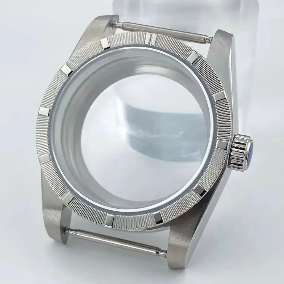 NH35 New Arrivals 36mm watch case Engine Turned BEZEL For AK Parts Replacemet NH35/36 Movement Modification Parts 28.5mm Dial