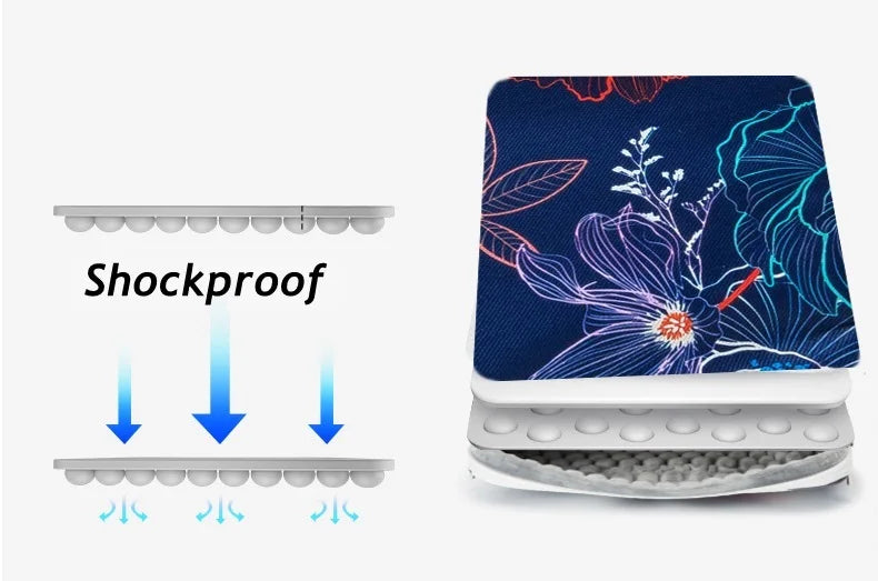 Brand Kinmac Laptop Bag 12,13.3,14,15.4,15.6,16 Inch Shockproof Lady Man Handbag Case For MacBook Air Pro M1 2 Women Briefcase