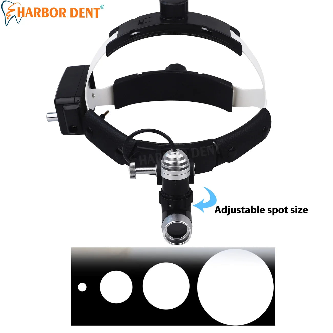 Dental Head-Mounted Headlights 5W LED Adjustable Brightness Surgical Head Light Lamp Dentistry Lab Equipments