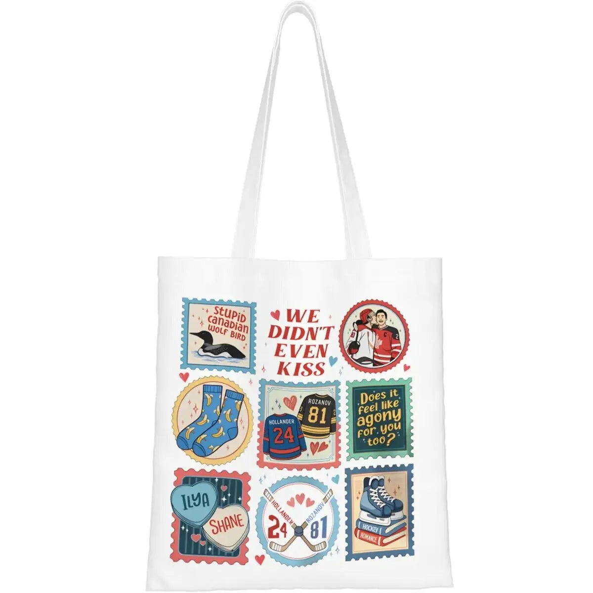 Heated Rivalry Shopper Bag Travel Handbags Lady Graphic Design Shoulder Bag Aesthetic Cloth Tote Bag