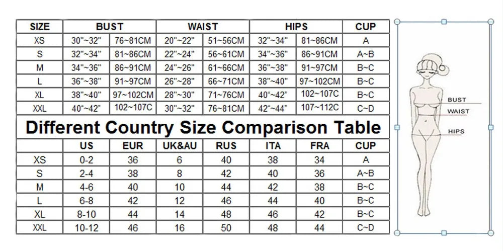 Sexy Bikini Swimsuit Womens Lettuce Floral Bathing Suit Swimwear Push Up Padded Beach Wear Swimming Suit Bikini