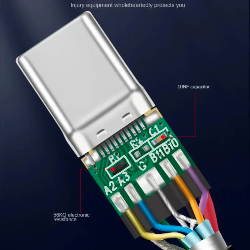 كابل USB3.2 10Gbps، كابل USB نوع A إلى USB C 3.1/3.2 Gen2، كابل نقل بيانات لمحرك الأقراص الصلبة SSD بمنفذ USB C، شحن سريع 3 أمبير 60 واط QC 3.0