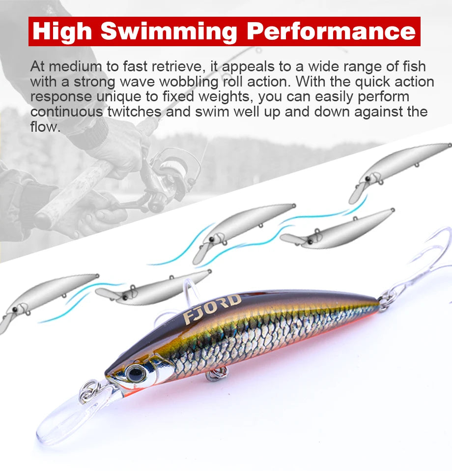 FJORD 37g 29g 17g Fishing Lures 3D Printing Limited Edition Color Sea Hard Baits Minnow Lures new arrivals 2025Baits Items