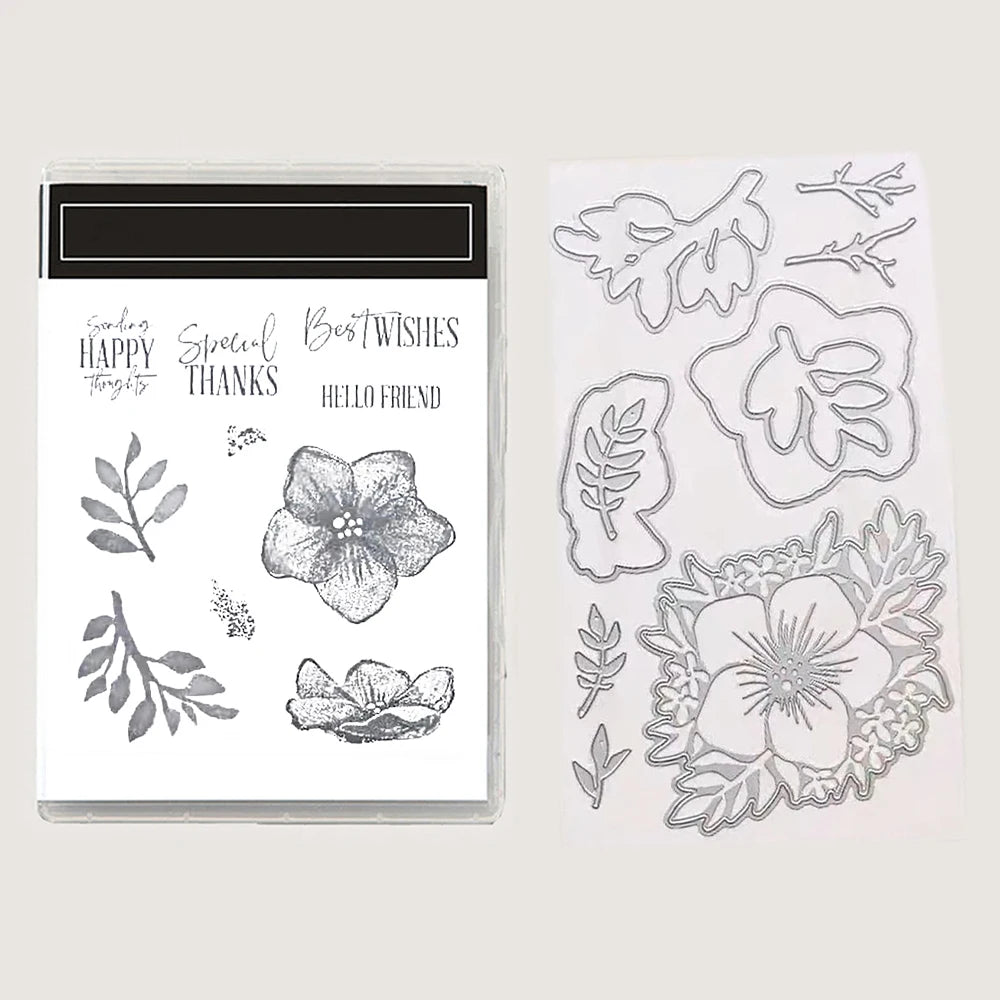 Opulent Oasis Boutique Blossoms Thanks Man Stamp Dies  DIY Greeting Scrapbook Molds Mother's Day Spring 2026 April New Arrivals