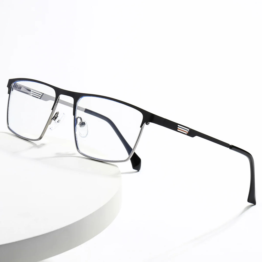 JMISUS 2025 New Arrivals Square Prescription Glasses Men Business Progressive Eyewear Plastic steel Custom Optical Eyeglasses