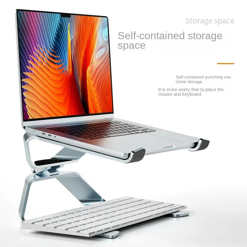 Aluminum Laptop Stand Angle Adjustable Ergonomics Notebook Holder Suspended Cooling Base For MacBook Air Pro Stand XiaoMi Holder