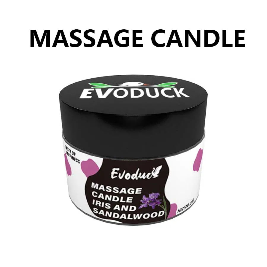Massage Oil Candle Geranium Soy Wax Low Temp Melt Pour Body Moisturizing Skin Care Spa Bath Relaxing Couples Gift Women Birthday