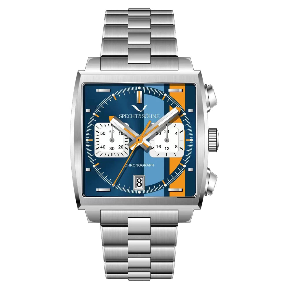 2025 Specht & Sohne New Arrivals Mens Watches Top Brand Luxury Stainless Steel Japan VK64 Chronograph Male Quartz Wristwatches
