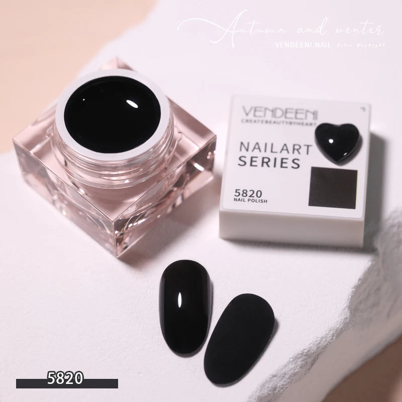Vendeeni 58 Colors Japanese-style Pure Color Gel Nail Polish Summer Colorful UV LED Soak Off Gel Varnish Nail Art Gel Lacquer