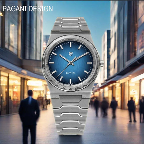 2025 V2 PAGANI DESIGN 222 men's Quartz Watch VJ21 37MM Sapphire Stainless steel Waterproof luminous Watches for men PDYS020