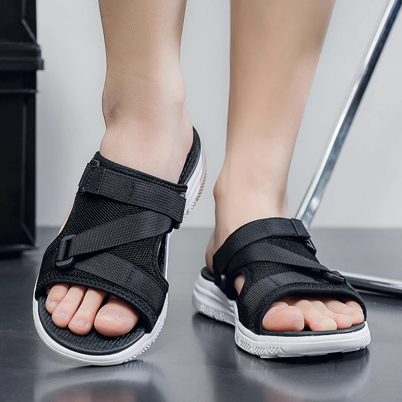 High Quality Summer Men's Slippers Outdoor Indoor Sandals Concise Comfortable Slide Men Casuals Shoes Non-slip Home Men Slippers