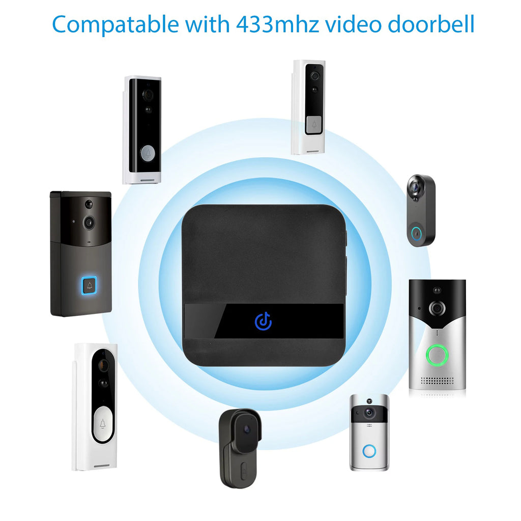 ALARMEST AC 110-220V RF 433Mhz Smart Indoor Doorbell Wireless WiFi By Bell Ring for Video Doorphone