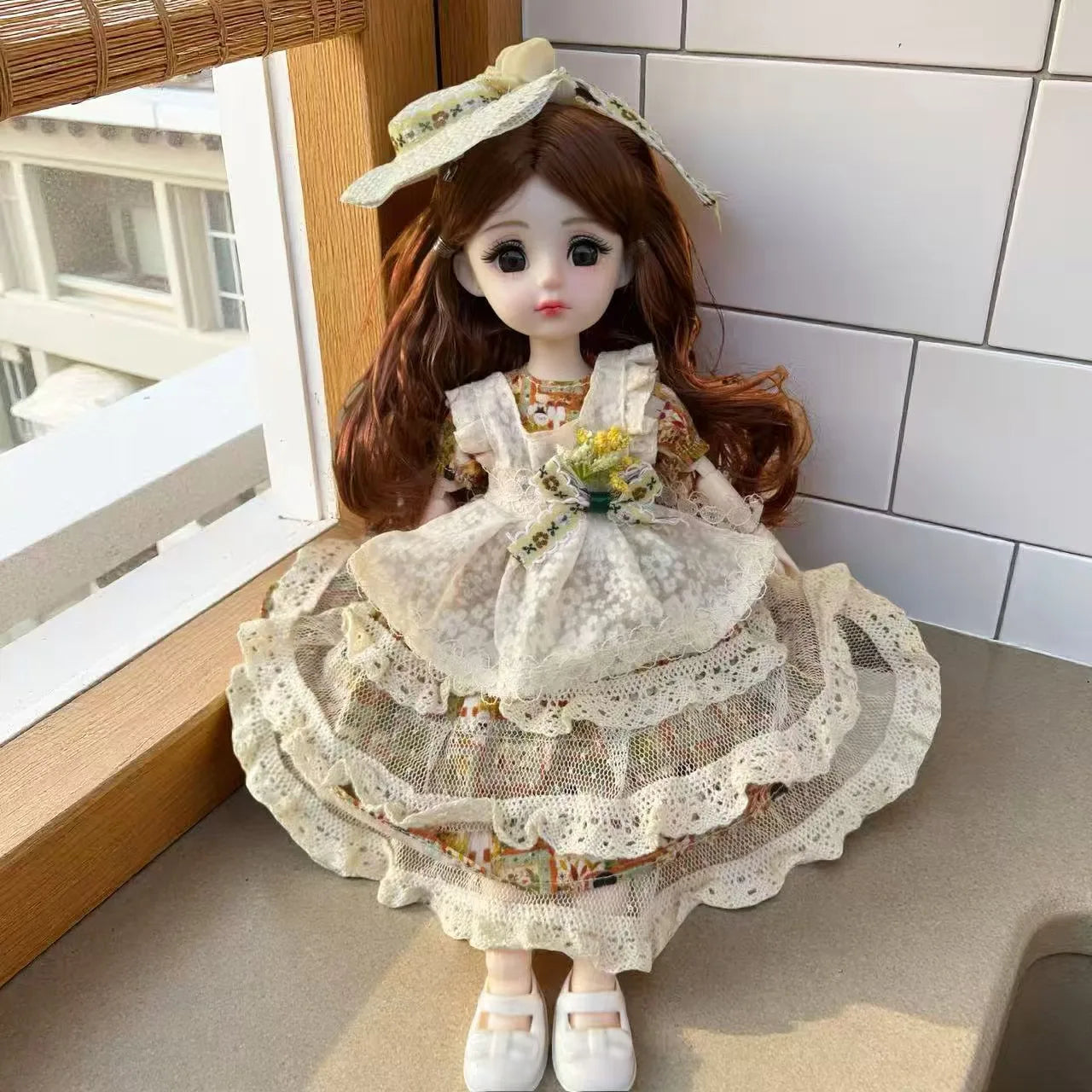 2025 New Winter Clothes 6 Points BJD Doll Dress Up Suit 30cm Doll Decorative Clothing Jacket Dress Only Clothing