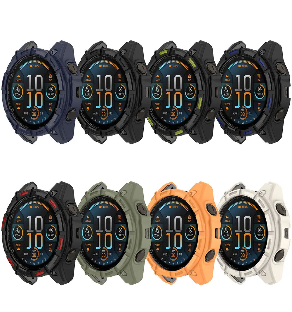 Silicone Protective Cover for Garmin Fenix 8 51mm Solar Soft Silicone Case for Garmin Fenix8 47mm Solar Smart Watch Accessories