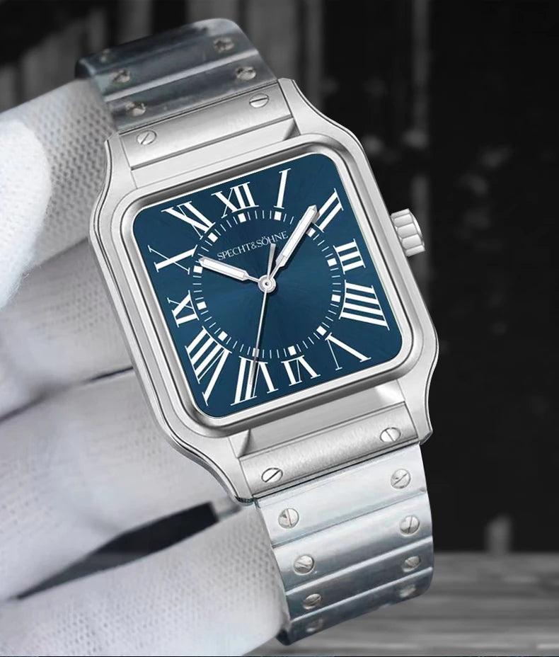New Arrivals Specht & Söhne Mens Watches Stainless Steel Sapphire Crystal Classic VH31 Quartz Watch Relogio Masculino Waterproof