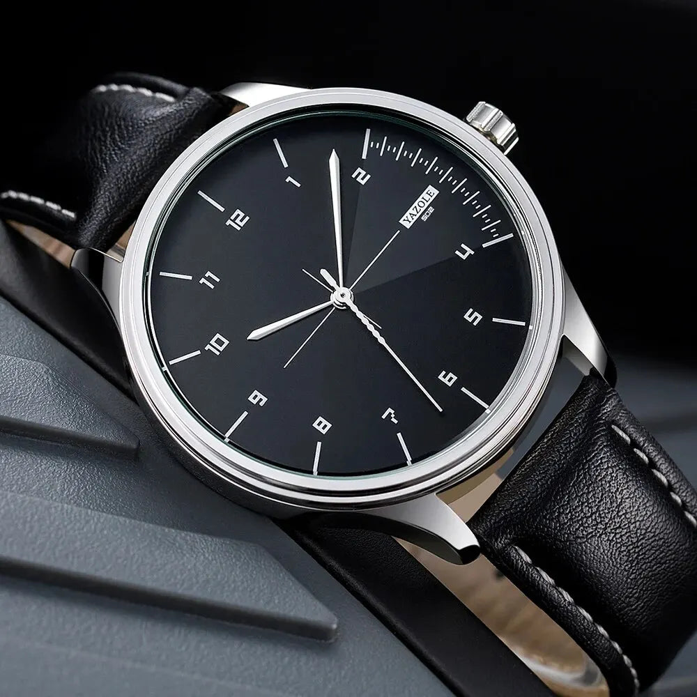 Top Brand NEW Mens Watch Leather Strap Ultra Thin Minimalist Watch For Men Casual Simple Quartz Waterproof Watches