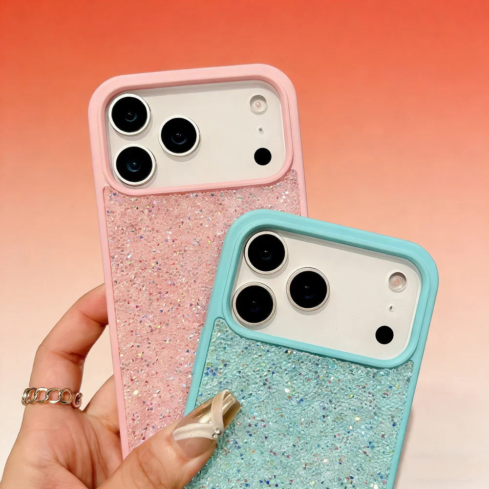 Luxury Bling Diamond Phone Case for iPhone 17 Pro Max 17 Pro Air 16 Pro 15 + 14 13 12 11 Glitter Trendy Style Protect Cover