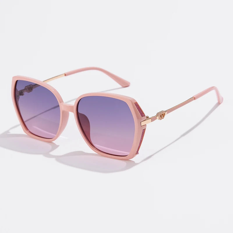 Fashion Large Frame Square Sunglasses Women Trendy Style Sun Glasses For Lady Shades Gradient Oculos UV400 Streetwear Eyewear