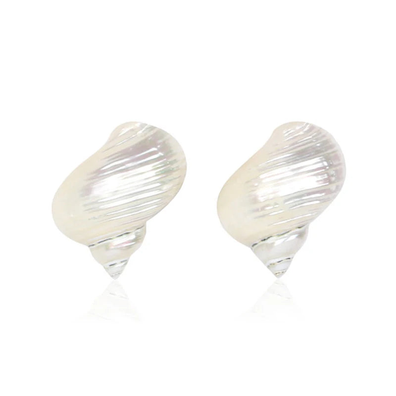 New Trendy Jewelry Summer Earrings For Women Sea World Shell Star Pendant Hoop Earrings Set Birthday Gift For Mother Kids