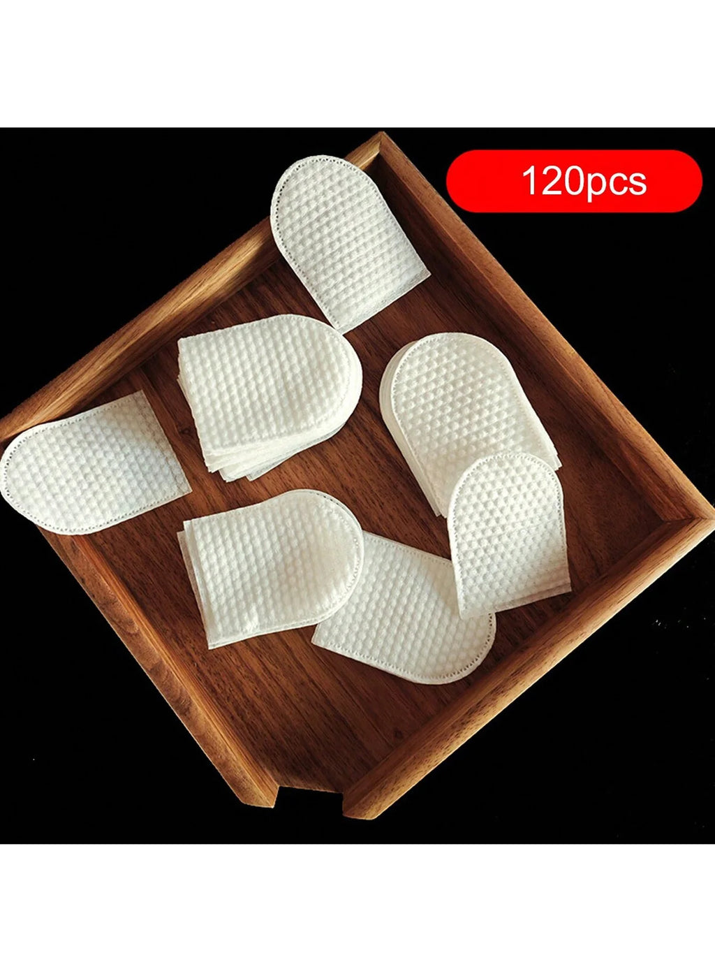 30Pcs/50Pcs/100Pcs Disposable Finger Cot-Style Makeup Remover Pads, U-Shaped Non-Woven Fabric, Double-Sided Pocket-Style, Soft and Lint-Free, Effective Makeup Removal