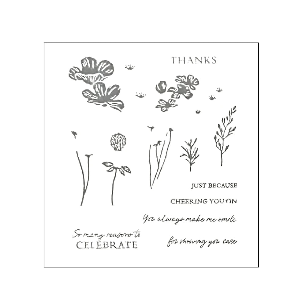 Opulent Oasis Boutique Blossoms Thanks Man Stamp Dies  DIY Greeting Scrapbook Molds Mother's Day Spring 2026 April New Arrivals
