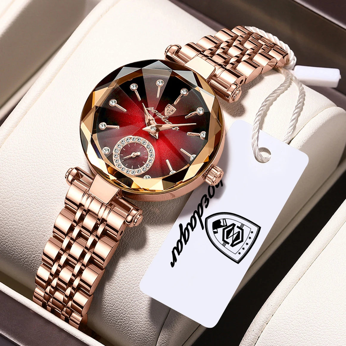 POEDAGAR Top Exquisite Elegant Watches For Women Waterproof Leather High Quality Original Woman's Watch Quartz Ladies Wristwatch