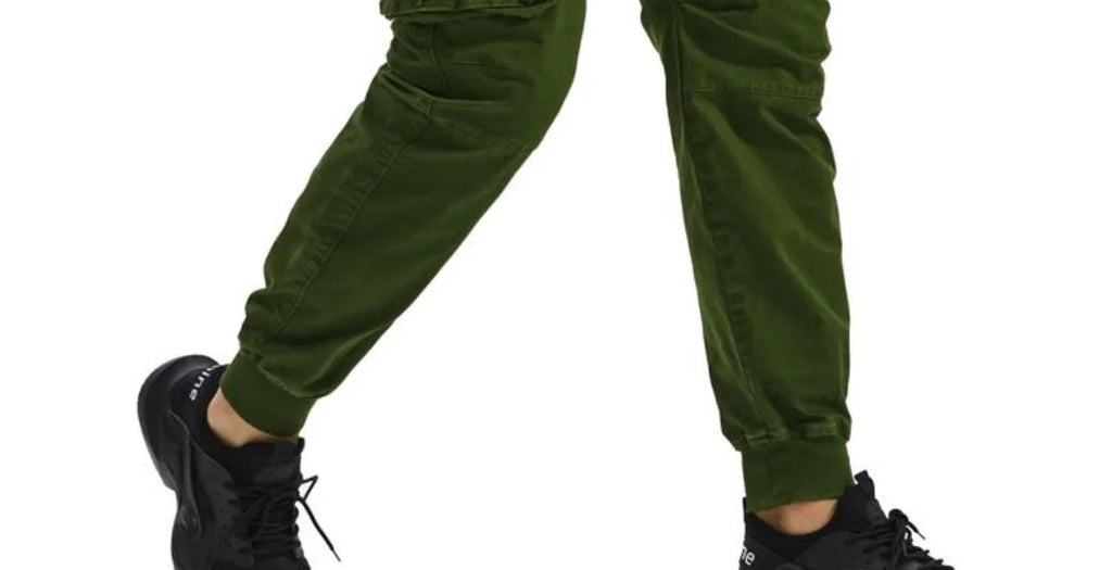 Spring Summer Men's Casual Fashion Work Pants Cuffed Multiple Pockets Slim Fit Youth Leisure Trousers Trendy Brand