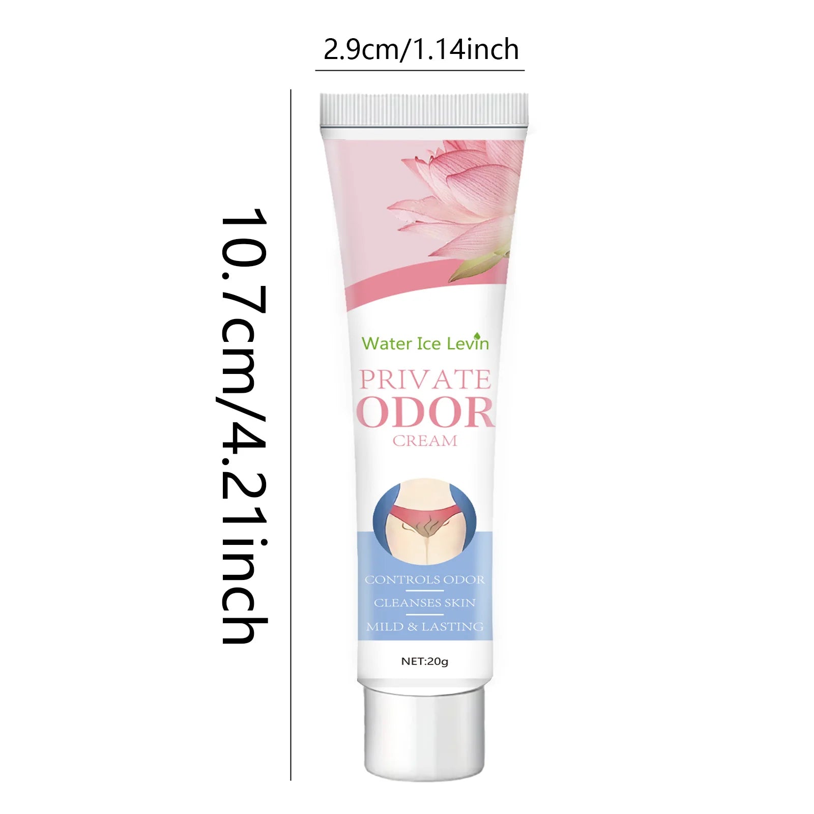 Intimate Fragrance cream for cleansing, deodorizing and perfuming the private parts and underarms of the body