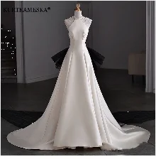 Luxury French Trailing Sequined Bride Wedding Dress Sexy Ball Gown Wedding Evening Party Summer Dress Women Formal vestidos