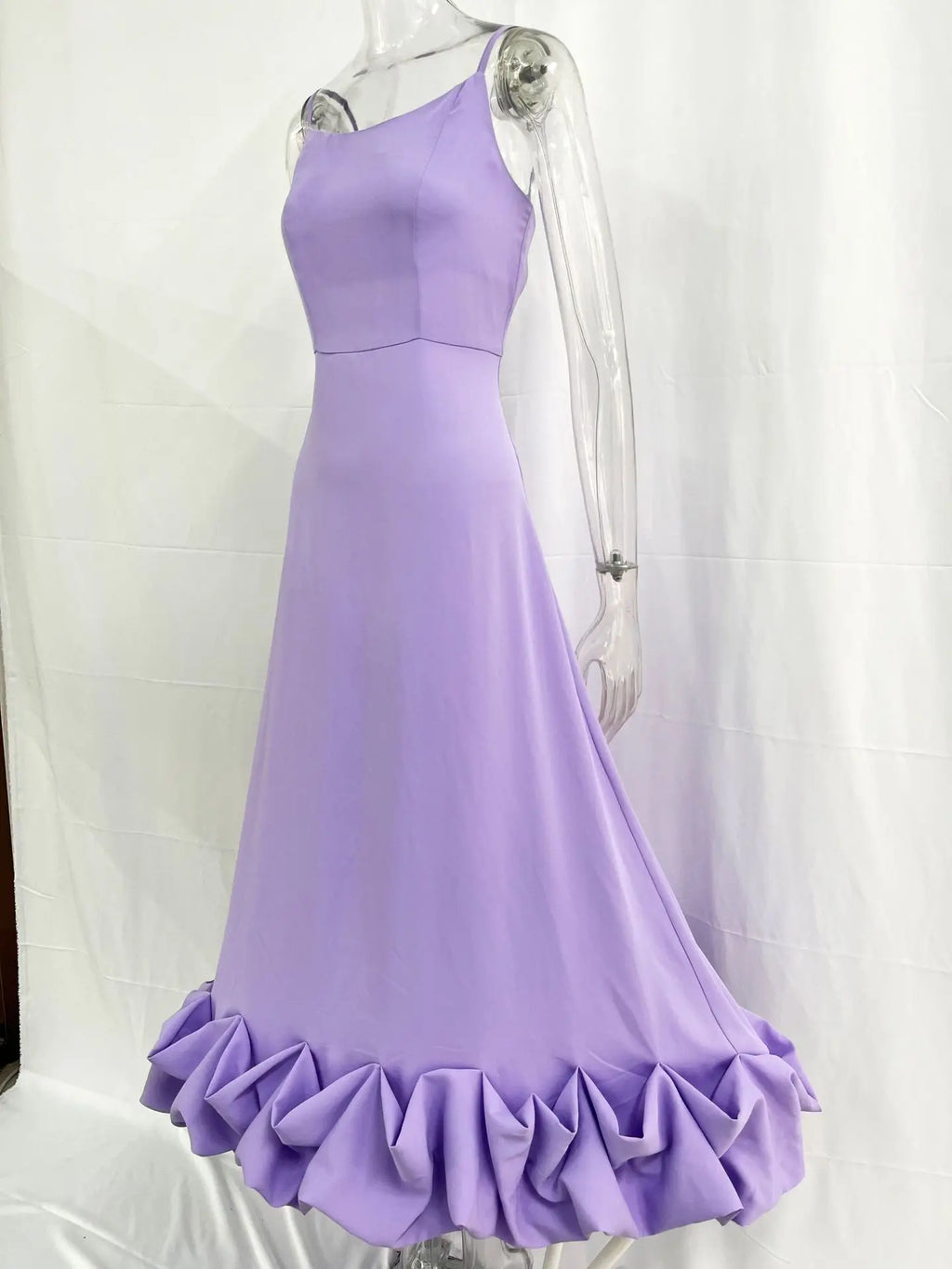 Putao Prom Dresses Fashion Square Empire Summer Party Dress Tea Length Sleeveless Chiffon Ruched Formal Evening Gowns платье жен