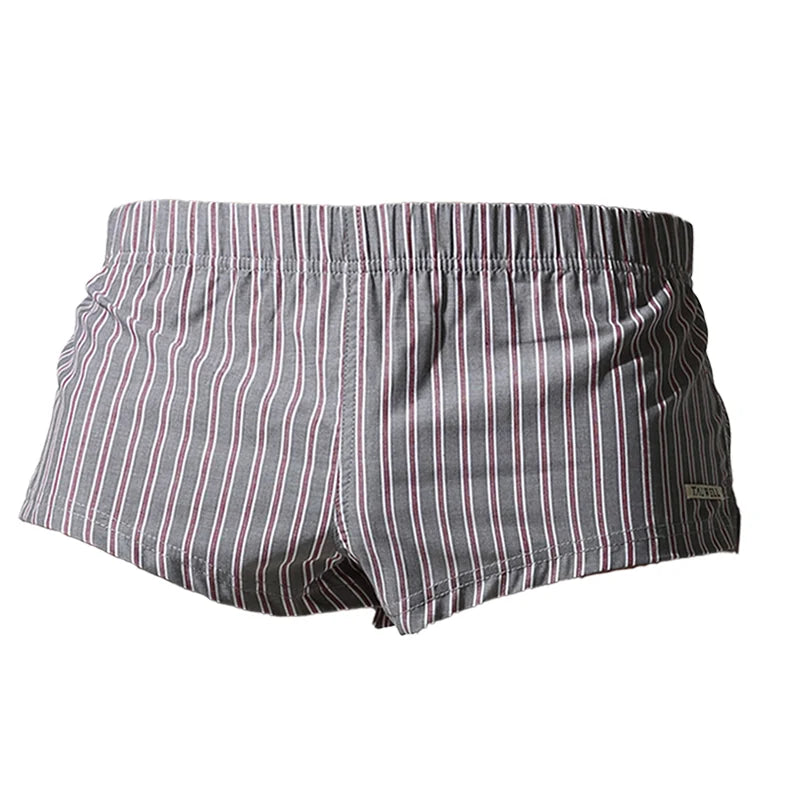 2026 Tauwell Men's Striped Boxer Shorts Soft Breathable Loose Fit Casual Comfortable Underwear S-XXL New Arrivals