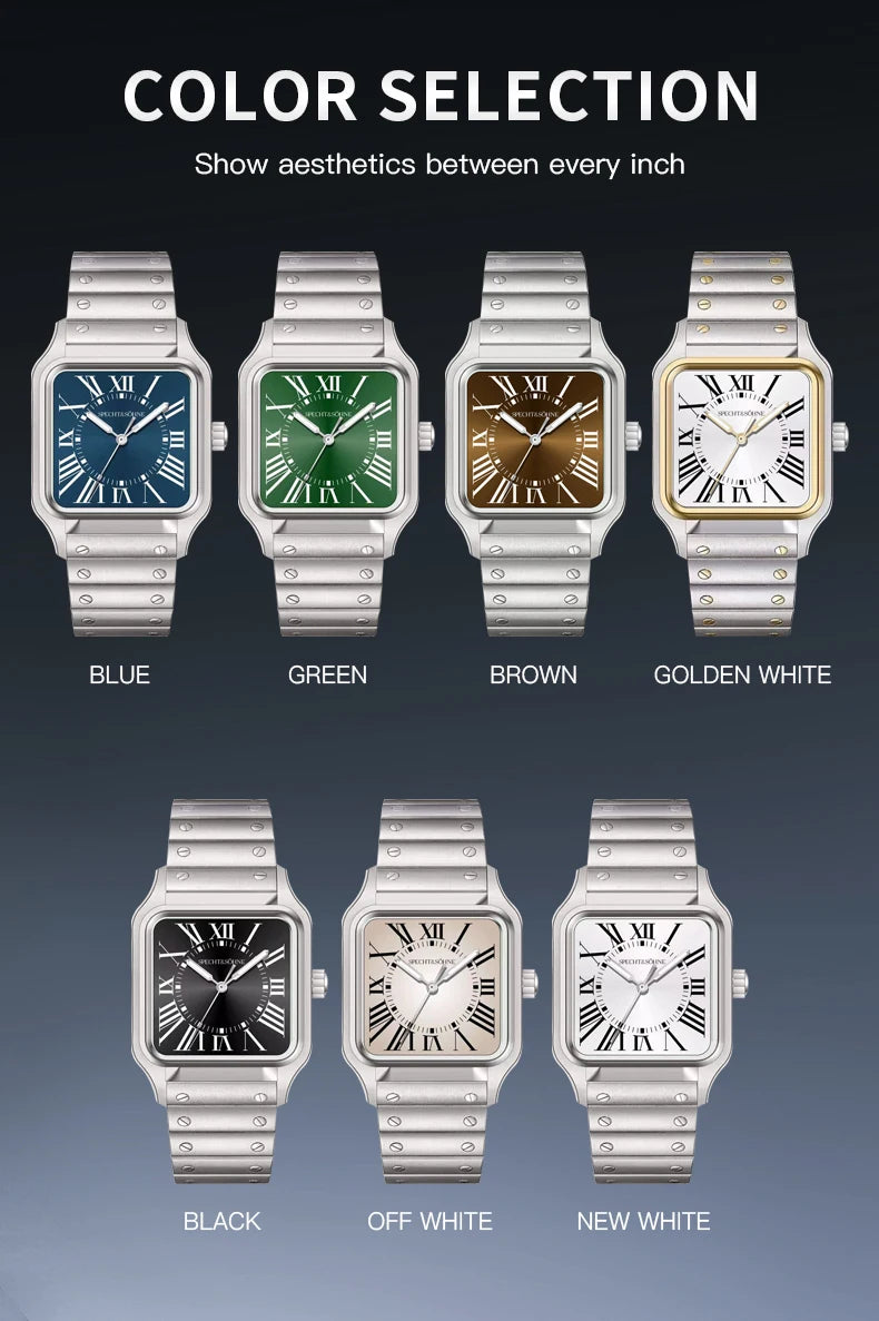 New Arrivals Specht & Söhne Mens Watches Stainless Steel Sapphire Crystal Classic VH31 Quartz Watch Relogio Masculino Waterproof