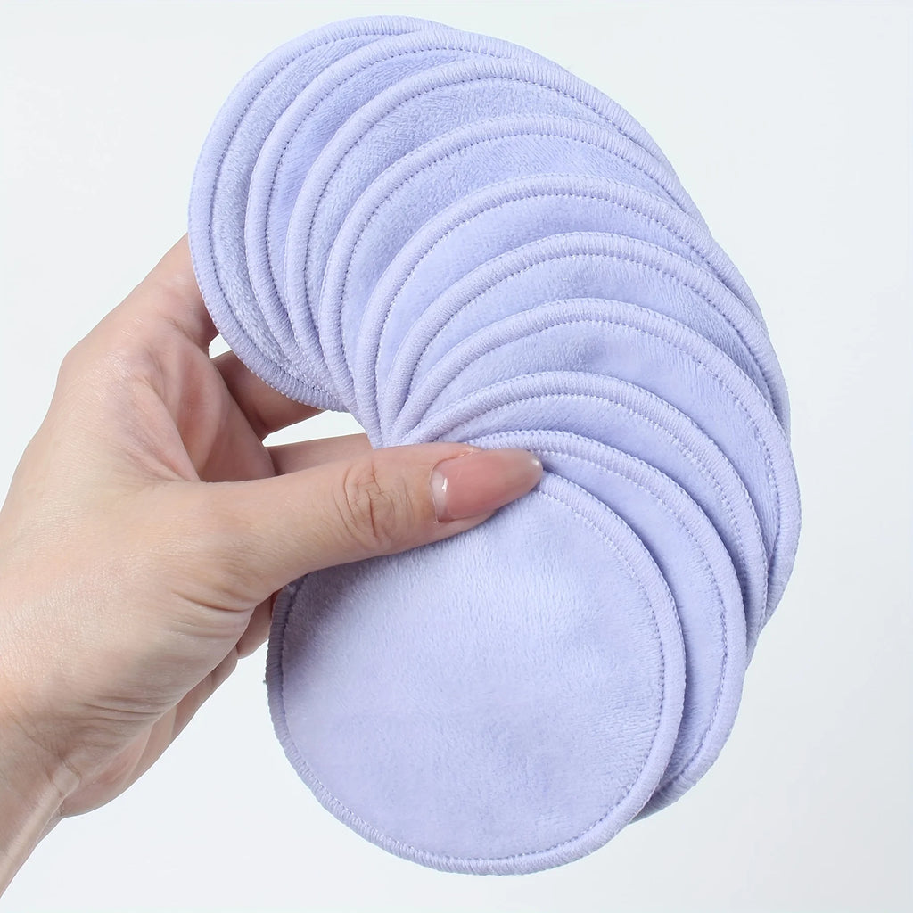 10 Reusable Makeup Remover Pads, A Gentle Facial Cleansing Sponge Suitable for All Skin Types, Odorless, Beauty Tool
