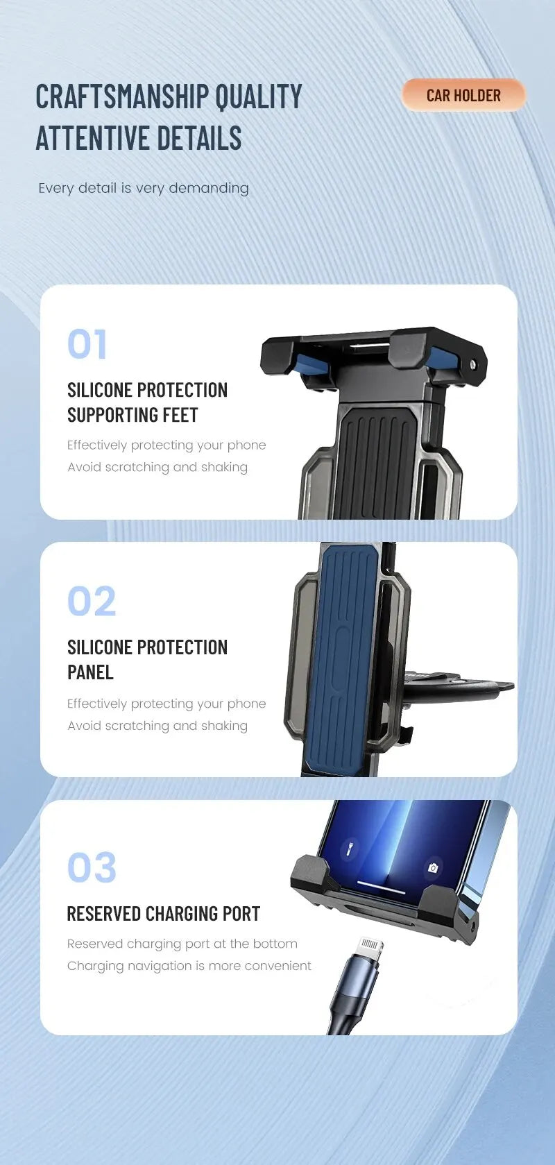 Universal 4-13 Inch Tablet Stand Holder Car CD Slot Bracket Mobile Phone Mount for iPad Pro Air Mini iPhone Xiaomi Huawei Tab Pc