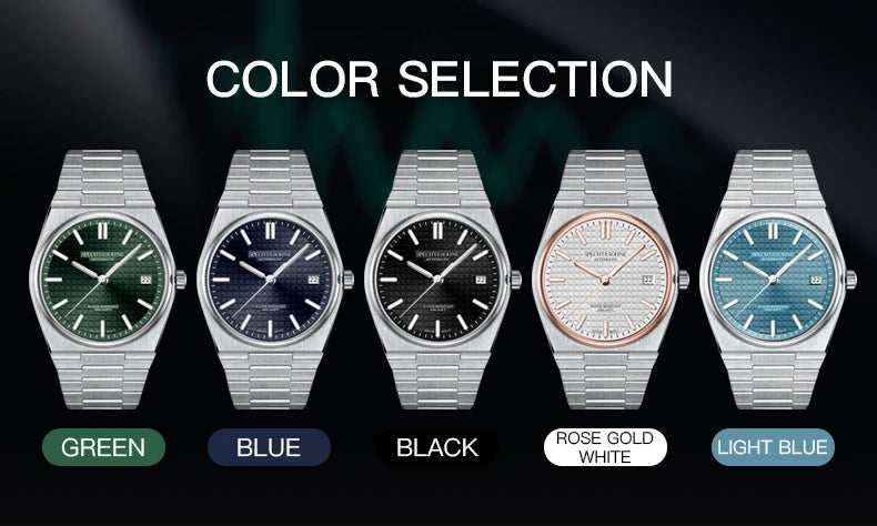 Specht&Sohne New Arrivals Men's Watch Miyota 8215 Automatic Mechanical Watches Stainless Steel 50M Waterproof Relogio Masculino